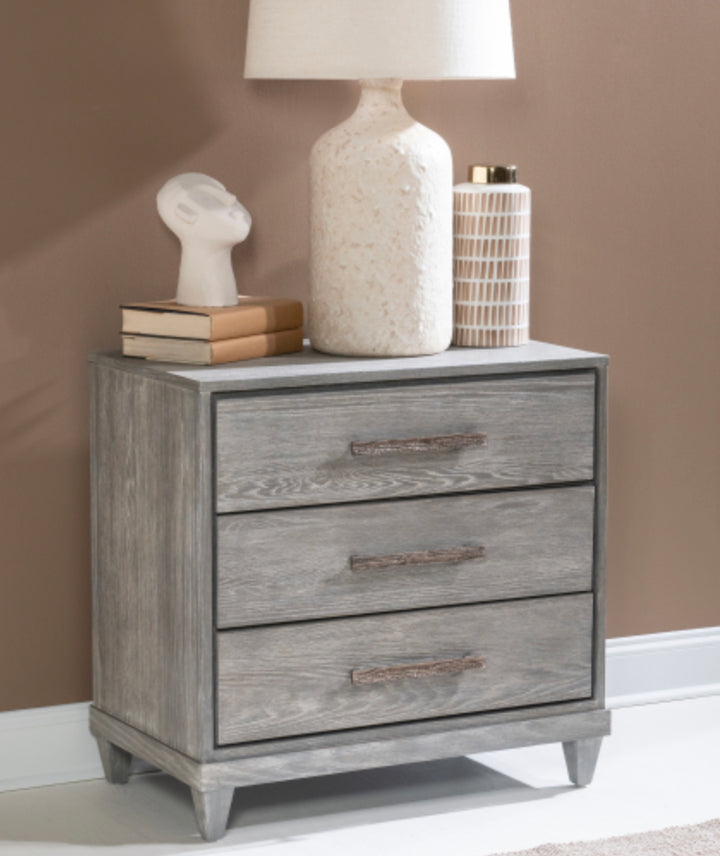 ARTESIA 3 DRAWER NIGHTSTAND